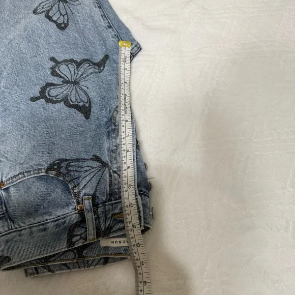 Pacsun Eco Butterfly High Waisted Straight Leg Jeans - Picture 8 of 16